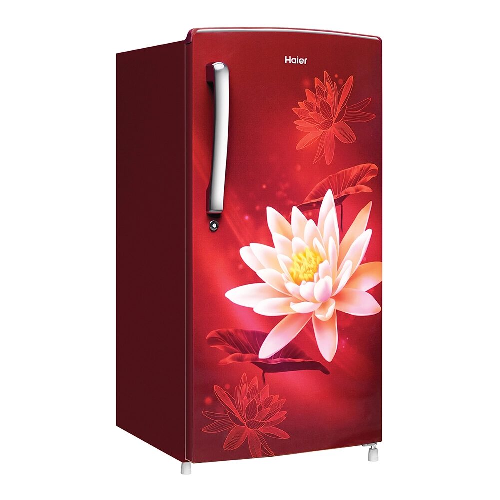 Haier 175 L, 2 Star, Red Lotus Finish Direct Cool Single Door Refrigerator - Image 2
