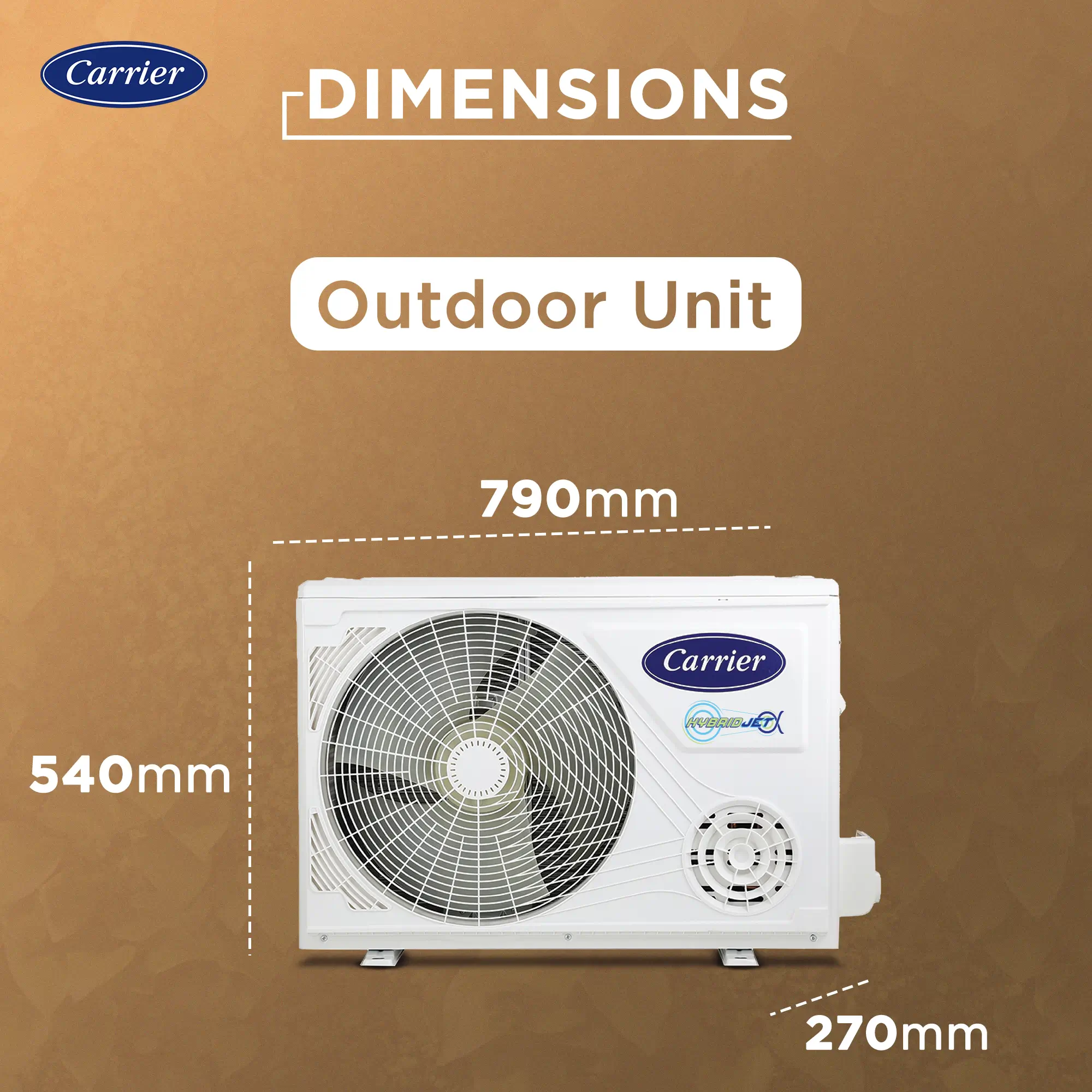 CARRIER- 24K XCEL LUMO Fxi Wi-Fi 2.0 ton 5 Star Inverter Split AC (R32) - Image 7