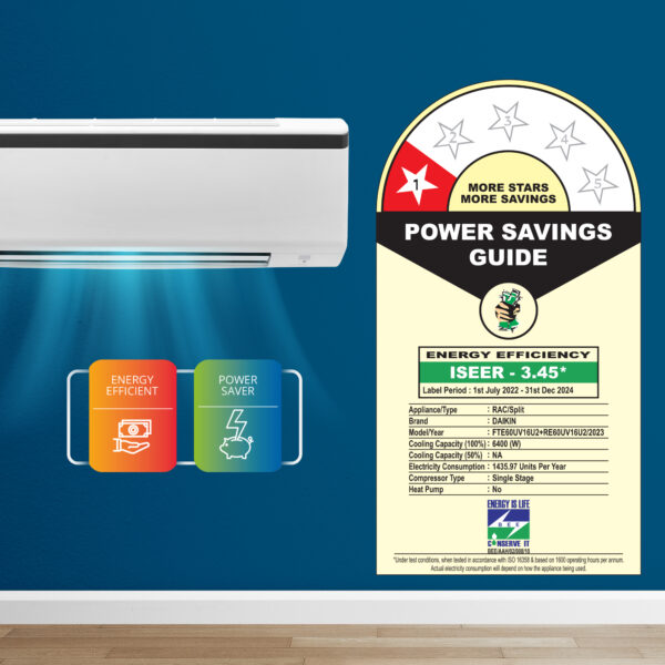 Daikin FTE60U 1.8 Ton 1 Star Fixed Speed Split AC - Image 3