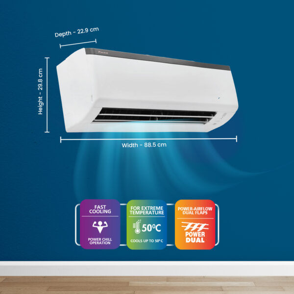 Daikin FTE60U 1.8 Ton 1 Star Fixed Speed Split AC - Image 4