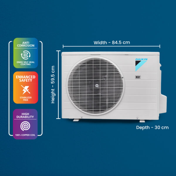 Daikin FTE60U 1.8 Ton 1 Star Fixed Speed Split AC - Image 5