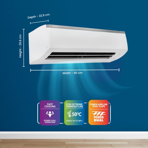 Daikin FTL35U 1.0 Ton 3 Star Fixed Speed Split AC - Image 6