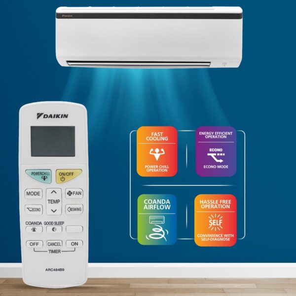 Daikin FTL35U 1.0 Ton 3 Star Fixed Speed Split AC - Image 3