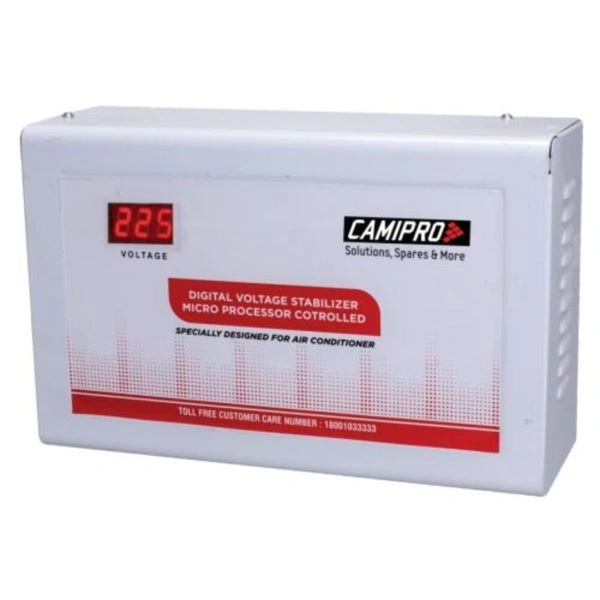 Stabilizer, Triple boost Stabilizer, Camipro triple boost Stabilizer, 90V-300V Stabilizer, 4 KVA Camipro triple boost stabilizer, Voltage stabilizer triple boost for AC, 1.5 Ton AC triple boost stabilizer, Automatic AC stabilizer, AC voltage regulator, Stabilizer for split AC, 90V–300V stabilizer, Best AC triple boost stabilizer, AC stabilizer price 4Kva, Home appliance store in Pondicherry, Buy triple boost stabilizer in Pondicherry, Cheapest triple boost stabilizer in Pondicherry.
